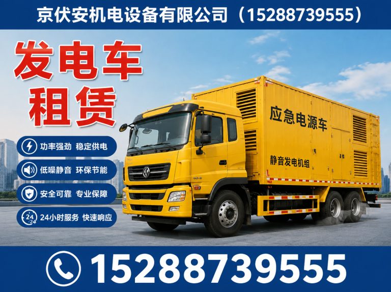 盐城静音发电车租赁展示图